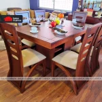 COMEDOR SANTA MARÍA 6 SILLAS CEREZO