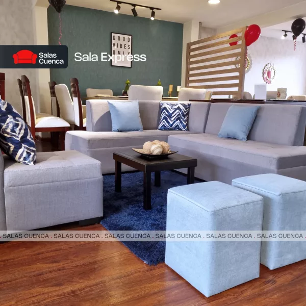 SALA EXPRESS GRIS + CIELO