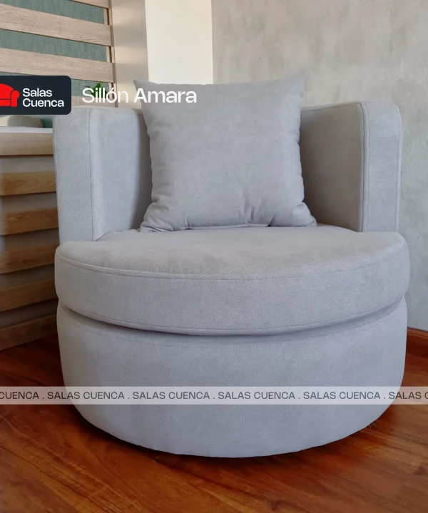 SILLON AMARA GRIS CLARO