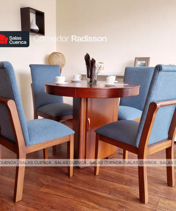 COMEDOR RADISSON 4 SILLAS MENTA