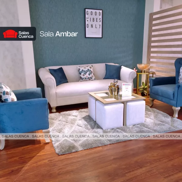 SALA AMBAR BEIGE + VERDE OBSUCURO