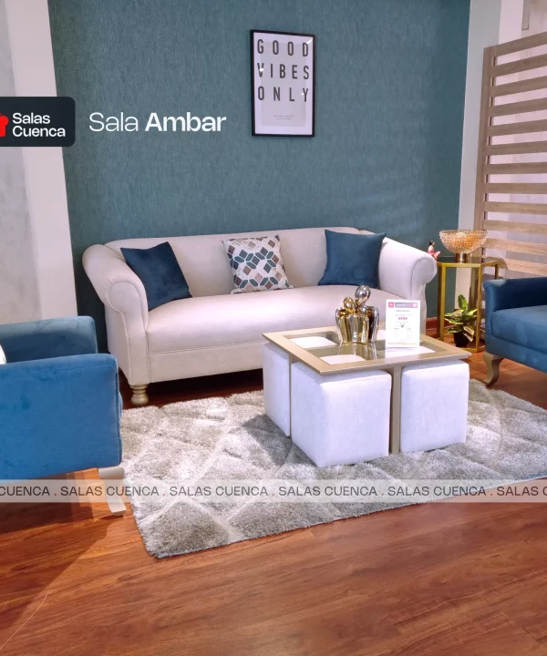 SALA AMBAR BEIGE + VERDE OBSUCURO