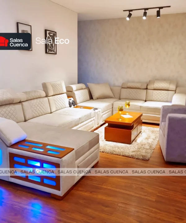 SALA ECO BEIGE + MORA