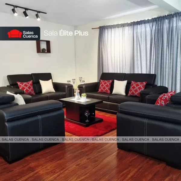 SALA ELITE PLUS NEGRO + ROJO