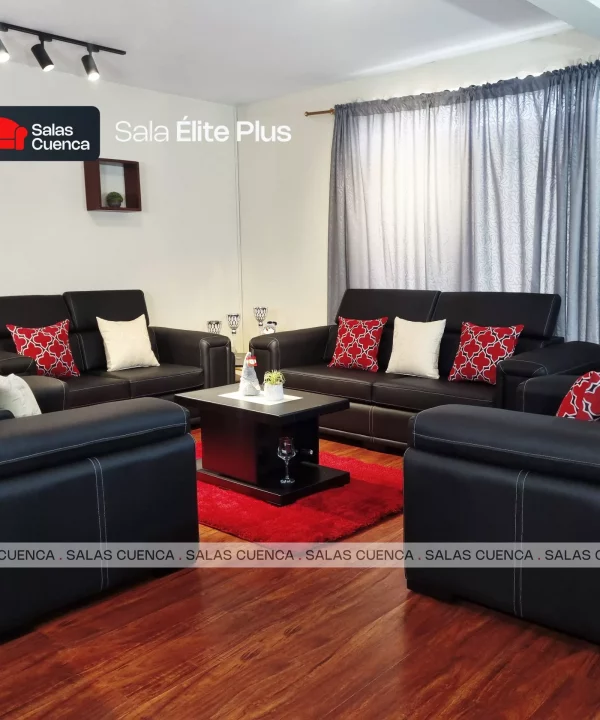 SALA ELITE PLUS NEGRO + ROJO