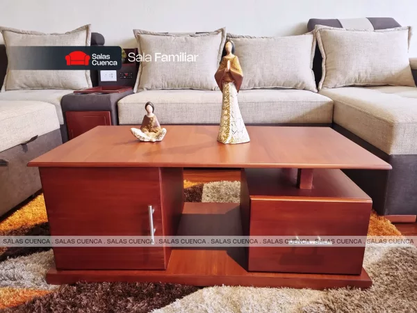 SALA FAMILIAR BEIGE + CHOCOLATE 3 Sala Familiar