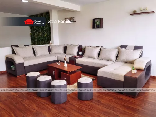 SALA FAMILIAR BEIGE + CHOCOLATE SALA FAMILIAR BEIGE + CHOCOLATE