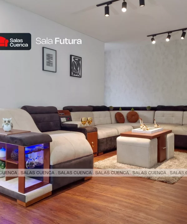 SALA FUTURA BEIGE + CAFE