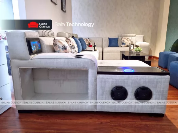 SALA TECHNOLOGY GRIS + AZUL MARINO 6 Sala Technology