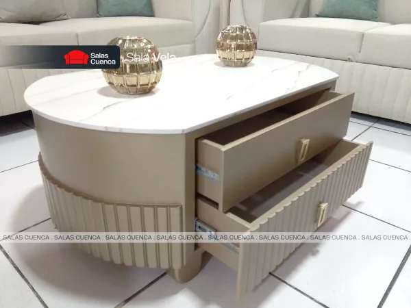 SALA VELA BEIGE + VERDE HUMO 3 Sala Vela