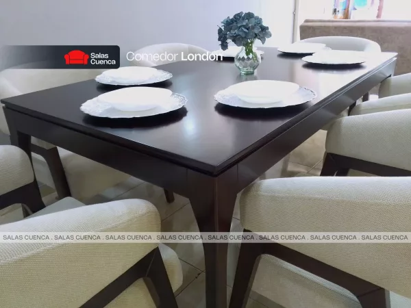 COMEDOR LONDON 6 SILLAS DANTA 3 Comedor London 6 sillas