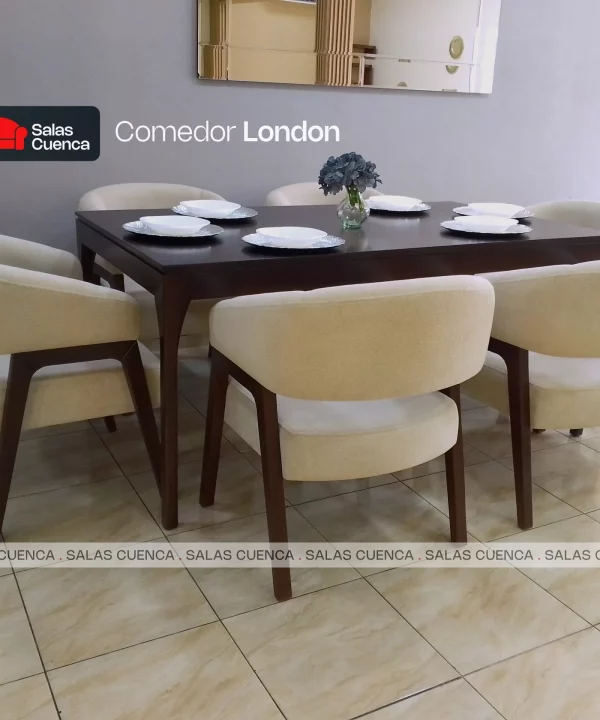 COMEDOR LONDON 6 SILLAS DANTA