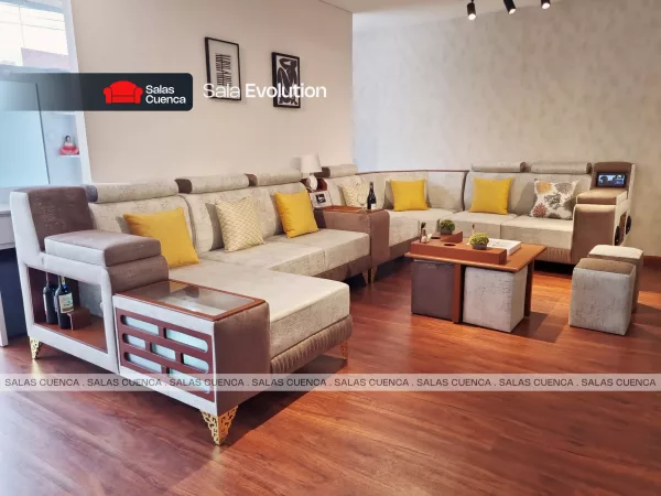 SALA EVOLUTION BEIGE + CAFE