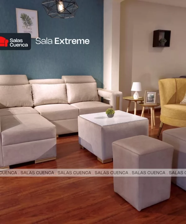 SALA EXTREME BEIGE + MOSTAZA