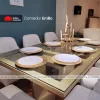 COMEDOR EMILIO 8 SILLAS DANTA + GRIS 1 Comedor Emilio 8 sillas
