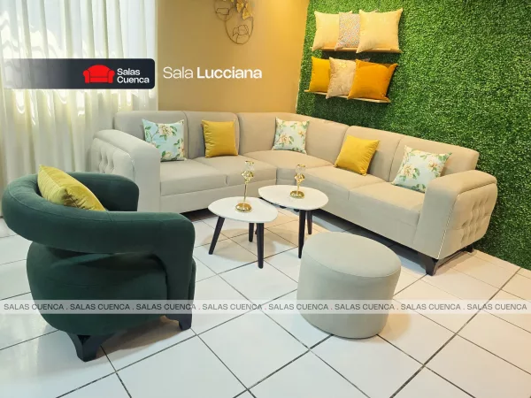 SALA LUCCIANA PLATA + VERDE