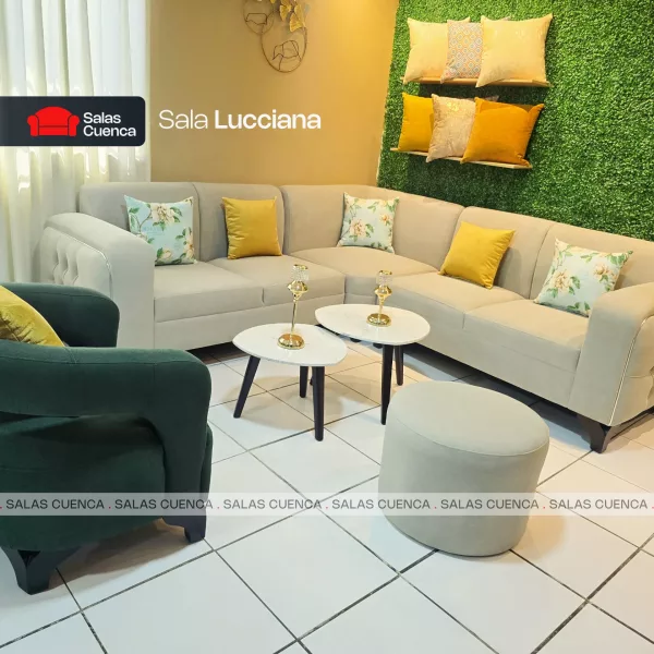SALA LUCCIANA PLATA + VERDE