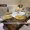 COMEDOR DOMINIC 6 SILLAS TAUPE + BEIGE 3 Comedor Dominic 6 sillas