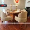COMEDOR SALVATORE 6 SILLAS BEIGE