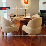 COMEDOR SALVATORE 6 SILLAS BEIGE