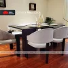 COMEDOR MAURIZZIO 8 PUESTOS PLATA + GRIS Comedor Maurizzio 8 sillas