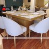 COMEDOR FABRIZZIO 6 SILLAS PLATA