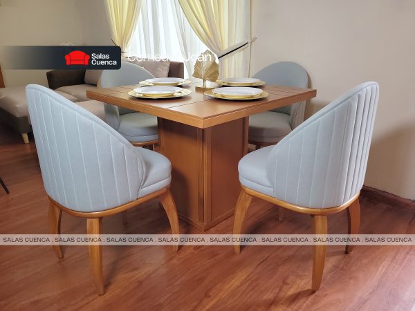 COMEDOR JOAN 4 SILLAS MENTA COMEDOR JOAN 4 SILLAS MENTA
