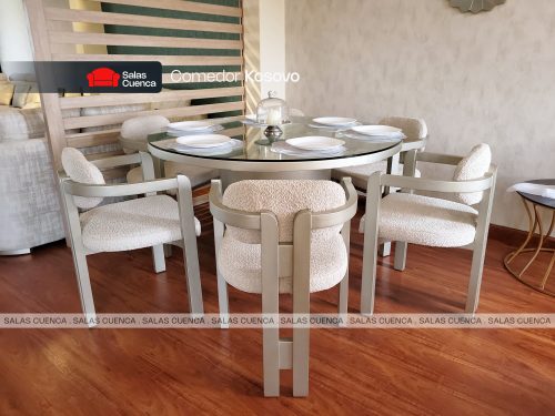 COMODER KOSOVO 6 SILLAS BEIGE