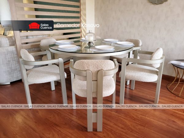 COMODER KOSOVO 6 SILLAS BEIGE