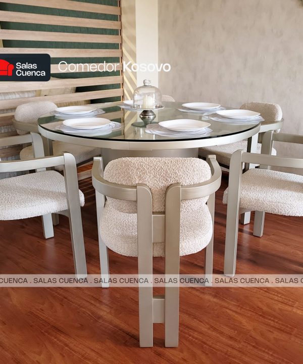 COMODER KOSOVO 6 SILLAS BEIGE