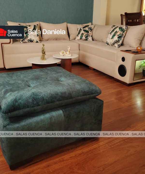 SALA DANIELA BEIGE + VERDE