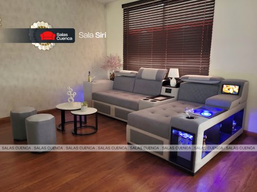 SALA SIRI GRIS + BEIGE