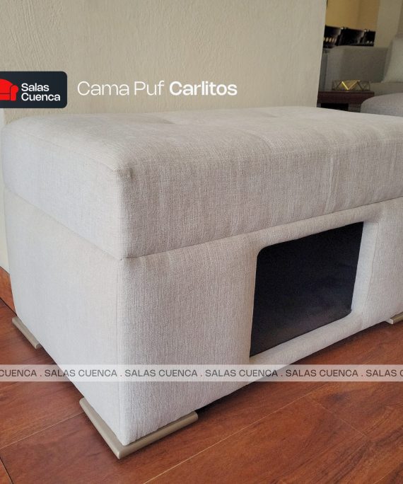 CAMA PUF CARLITOS GRIS